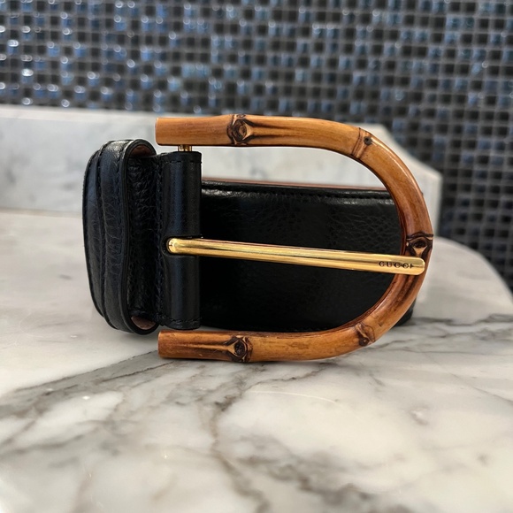Authentic Bamboo Gucci belt - Picture 6 of 11